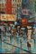 Oil Painting of Busy Hong Kong Street Scene 5