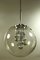Large Vintage Glass Ball Planet Pendant Lamp from Doria Leuchten, 1960s or 1970s, Image 2