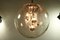 Large Vintage Glass Ball Planet Pendant Lamp from Doria Leuchten, 1960s or 1970s 4