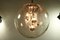 Large Vintage Glass Ball Planet Pendant Lamp from Doria Leuchten, 1960s or 1970s, Image 4