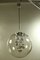 Large Vintage Glass Ball Planet Pendant Lamp from Doria Leuchten, 1960s or 1970s 1