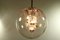 Large Vintage Glass Ball Planet Pendant Lamp from Doria Leuchten, 1960s or 1970s, Image 3