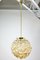 Amber Bubble Glass Ball Lamp by Helena Tynell for Limburg 1