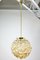 Amber Bubble Glass Ball Lamp by Helena Tynell for Limburg, Image 1