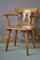 Rustic Set of 5 Chairs & 2 Armchairs, 1940s, Set of 7, Image 21