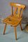 Rustic Set of 5 Chairs & 2 Armchairs, 1940s, Set of 7, Image 13