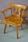 Rustic Set of 5 Chairs & 2 Armchairs, 1940s, Set of 7, Image 22