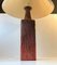 Large Scandinavian Stoneware Table Lamp from Ribe, 1970s 4