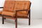 Scandinavian Modern Leather Capella Sofa by Illum Wikkelsø 4