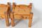 20th-Century Swedish Nightstands in Solid Pine, Set of 2, Image 8
