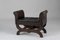Art Deco Leather Stool by Otto Schulz for Boet, Image 2