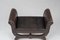 Art Deco Leather Stool by Otto Schulz for Boet, Image 7
