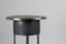 Runder schwedischer Art Deco Tisch aus Metall & Messing 4