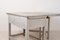 Swedish Gustavian Drop Leaf Table in Light Grey 10