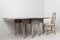 Swedish Neoclassical Light Grey Dining Table, Image 5