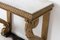 Swedish Empire Pine and Marble Console Table 8