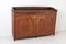 Niedriges und breites rotes schwedisches Sideboard 8