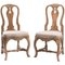 18th Century Swedish Rococo Chairs, Set of 2 1