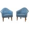 Lilla Adam Lounge Chairs by Kerstin Hörlin-Holmquist From Nordiska Kompaniet, Set of 2 1