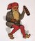 Wooden Commercial Santa Sign from Tuborg, Image 1