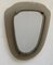 Smoked Gray Beveled Crystal Wall Shield Mirror in the style of Fontana Arte, Italy, 1960s 7