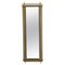 Brass and Smoked Glass Wall Mirror by Renato Zevi, Italy, 1960s 1