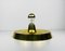 Brass Disc Shaped Wall Lamp from Cosack, 1960s 6