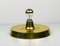 Brass Disc Shaped Wall Lamp from Cosack, 1960s 4