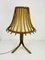 Mid-Century Teak and Rattan Table Lamp, 1970s, Image 4