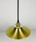 Danish Brass and Metal Pendant Lamp, 1960s 4