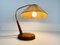 Mid-Century Teak and Rattan Table Lamp from Temde, 1970s 10