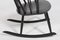 Rocking Chair Moderne en Frêne Noir, Suède 8
