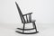 Rocking Chair Moderne en Frêne Noir, Suède 7