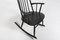 Rocking Chair Moderne en Frêne Noir, Suède 12