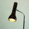 Schokobraune Stehlampe aus Chrom von Lad Team für Swiss Lamps, 1960er 11