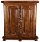 Baroque Walnut Cabinet with Carvings, 1700s 1