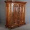 Baroque Walnut Cabinet with Carvings, 1700s 54