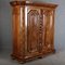 Baroque Walnut Cabinet with Carvings, 1700s, Image 54