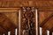 Barocker Schrank aus Nussholz mit Schnitzereien, 1700er 15