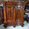 Frankfurt Wave Cabinet in Walnut with Pilasters, 1800s 30