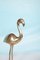 Große Mid-Century Messing Flamingo Skulpturen, 1960er, 2er Set 2