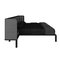 Cupid Bed in Black American Walnut & Velvet with Integrated Bedside Table by Casa Botelho 7