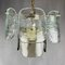 Iced Murano Glass Pendant Lamp by Carlo Nason for Mazzega, Italy, 1960s 1