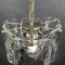 Iced Murano Glass Pendant Lamp by Carlo Nason for Mazzega, Italy, 1960s 7