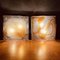 Italienische Iced Murano Glas Wandlampen von Toni Zuccheri für Poliarte, 1960er, 2er Set 4