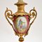 Antique French Porcelain & Gilt Metal Table Lamps, Set of 2, Image 3