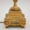 Antike französische Tischlampen aus Porzellan & vergoldetem Metall, 2er Set 4