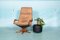 Vintage Scandinavian Leather Lounge Chair from Berg, 1970s 4