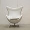 White Egg Chair by Arne Jacobsen for Fritz Hansen, 2000s, Image 1