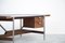 Vintage Rosewood Modernist Office Desk 15